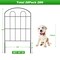 28pcs Metal Garden Fence Outdoor 24in x 30ft Folding Patio Flower Bed Fences